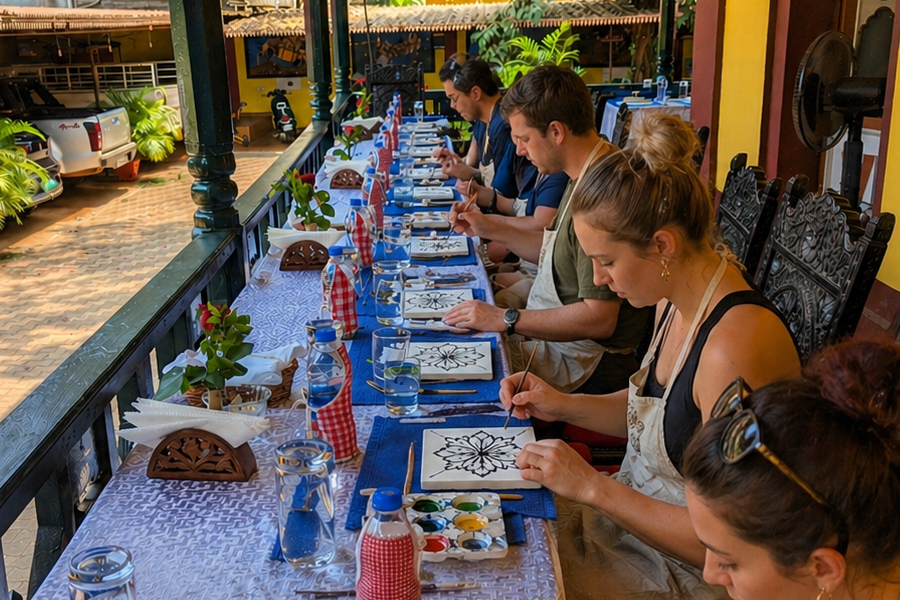 The Heritage House Tour with Tile Painting